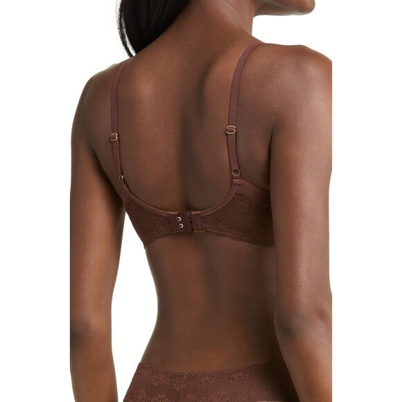 🆕NATORI Bliss Full Underwire T-Shirt Bra 32C Java Brown #721154 - Picture 2 of 9